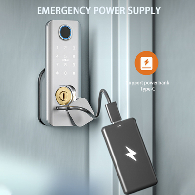 Glomarket Sécurité extérieure clé numérique intelligente empreinte digitale mot de passe Smart Rim Door Lock For Gate Porte d'entrée