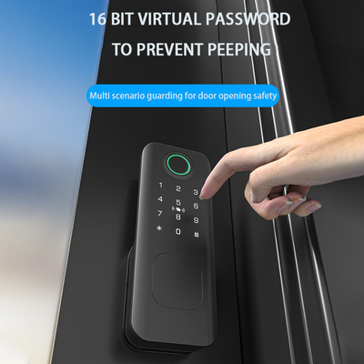 Glomarket Sécurité extérieure clé numérique intelligente empreinte digitale mot de passe Smart Rim Door Lock For Gate Porte d'entrée