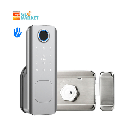 Glomarket Sécurité extérieure clé numérique intelligente empreinte digitale mot de passe Smart Rim Door Lock For Gate Porte d'entrée