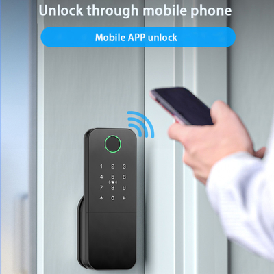 Glomarket extérieur électronique d'empreinte digitale mot de passe verrouillage numérique Tuya Ttlock Smart Door Lock