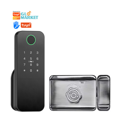 Glomarket extérieur électronique d'empreinte digitale mot de passe verrouillage numérique Tuya Ttlock Smart Door Lock