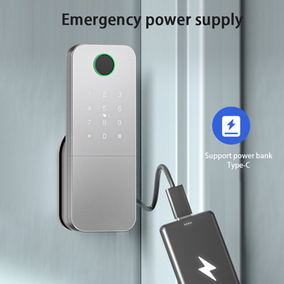 Glomarket extérieur électronique d'empreinte digitale mot de passe verrouillage numérique Tuya Ttlock Smart Door Lock