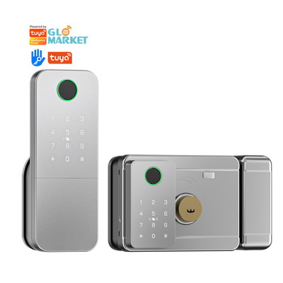 Glomarket extérieur électronique d'empreinte digitale mot de passe verrouillage numérique Tuya Ttlock Smart Door Lock