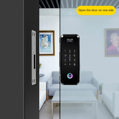 Glomarket Smart Tuya Wifi verrouillage de porte en verre empreinte digitale clavier verrouillage de mot de passe connexion intelligente déverrouillage à distance