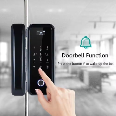Glomarket Smart Tuya Wifi verrouillage de porte en verre empreinte digitale clavier verrouillage de mot de passe connexion intelligente déverrouillage à distance