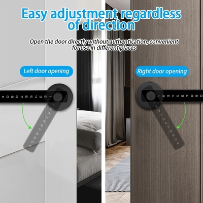 Glomarket Tuya Ble Serrure intelligente Sécurité électronique sans clé Serrure à poignée de porte intelligente Serrure de chambre intérieure
