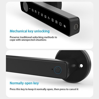 Glomarket Tuya Ble Serrure intelligente Sécurité électronique sans clé Serrure à poignée de porte intelligente Serrure de chambre intérieure