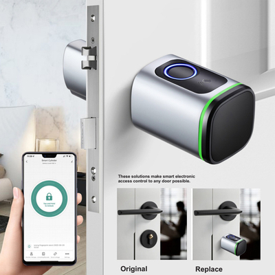 Glomarket Home Smart Door Lock Ttlock Smart Impression digitale carte clé déverrouillage cylindre réglable Euro Smart Lock Tuya App Fermeture de porte