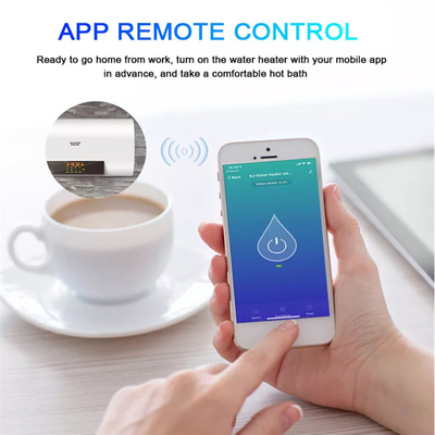Glomarket Tuya Smart Glass Touch Button Wifi Smart Boiler Switch Alexa Contrôle par la voix Commutateur de chauffe-eau standard européen