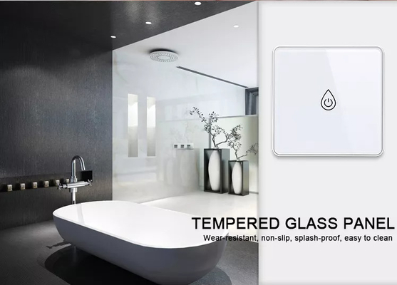 Glomarket Tuya Smart Glass Touch Button Wifi Smart Boiler Switch Alexa Contrôle par la voix Commutateur de chauffe-eau standard européen