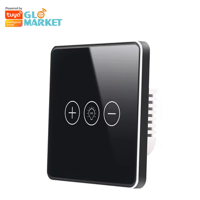 Lumière sans fil de Wi-Fi de rhéostat de commutateur de Crystal Panel Touch Wall Smart en verre de commutateur intelligent de Glomarket Tuya Wifi pour le Smart Home