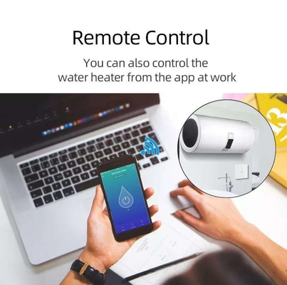 Glomarket Smart Home télécommande vocale panneau tactile chauffe-eau commutateur Tuya Wireless Wifi boiler commutateur