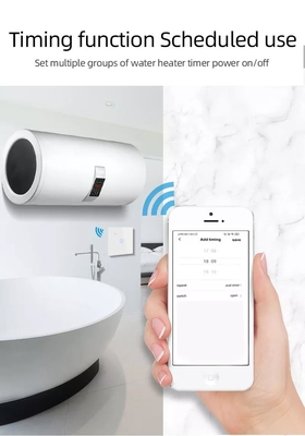 Glomarket Smart Home télécommande vocale panneau tactile chauffe-eau commutateur Tuya Wireless Wifi boiler commutateur