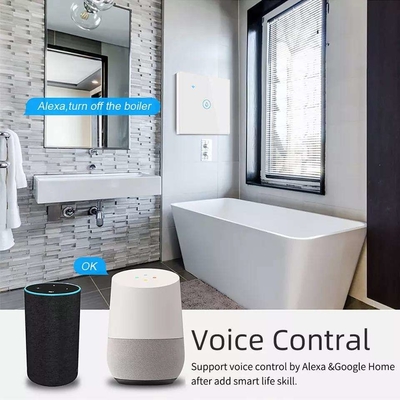 Glomarket Smart Home télécommande vocale panneau tactile chauffe-eau commutateur Tuya Wireless Wifi boiler commutateur