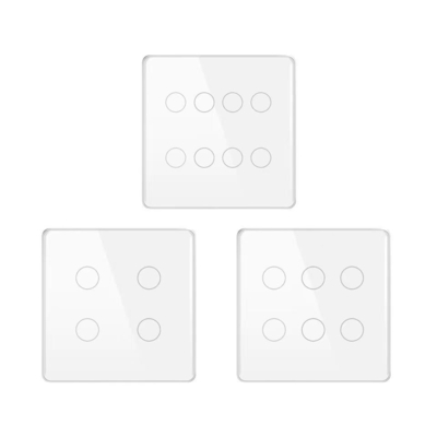 Glomarket Smart Wifi Brésil 118*124 Switch Travaillez avec l'assistant Google Alexa Tuya Smart Light Switch pour la maison