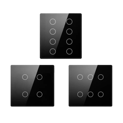 Glomarket Smart Wifi Brésil 118*124 Switch Travaillez avec l'assistant Google Alexa Tuya Smart Light Switch pour la maison