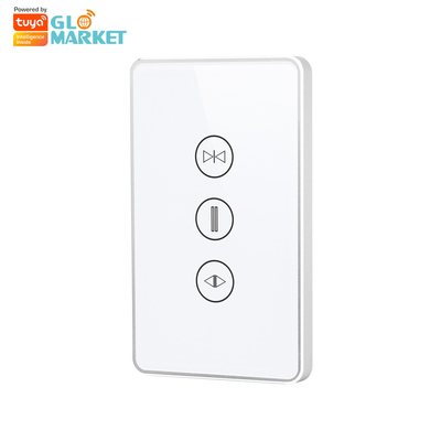 Glomarket nous commutateur intelligent Alexa Google Home de volet en Tuya Wifi de rideau de commutateur de contact de bouton de contrôle intelligent standard de voix