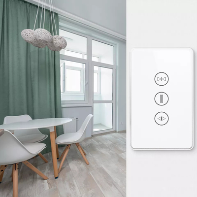 Glomarket nous commutateur intelligent Alexa Google Home de volet en Tuya Wifi de rideau de commutateur de contact de bouton de contrôle intelligent standard de voix