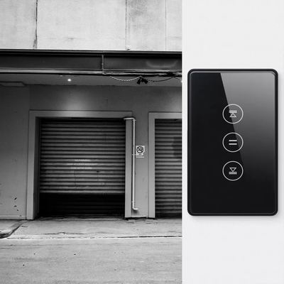 Glomarket nous commutateur intelligent Alexa Google Home de volet en Tuya Wifi de rideau de commutateur de contact de bouton de contrôle intelligent standard de voix