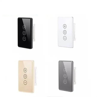 Glomarket Digital Smart Switch Light Wifi Dimmer sans fil verre tactile panneau de commutation lumineux Tuya télécommande avec Alexa