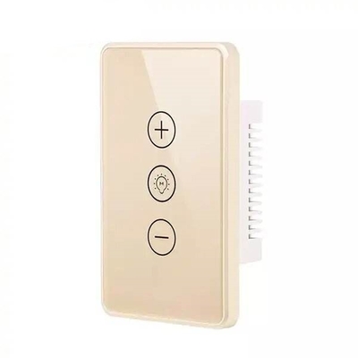 Glomarket Digital Smart Switch Light Wifi Dimmer sans fil verre tactile panneau de commutation lumineux Tuya télécommande avec Alexa