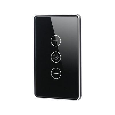 Glomarket Digital Smart Switch Light Wifi Dimmer sans fil verre tactile panneau de commutation lumineux Tuya télécommande avec Alexa