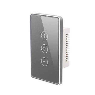 Glomarket Digital Smart Switch Light Wifi Dimmer sans fil verre tactile panneau de commutation lumineux Tuya télécommande avec Alexa