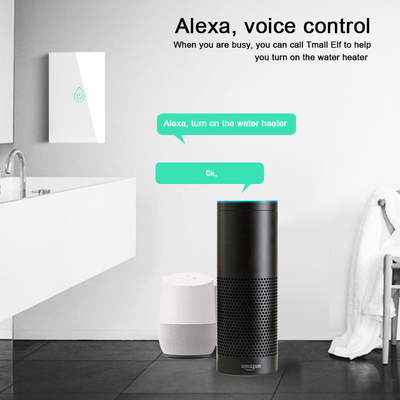 Glomarket Tuya Wifi Smart Boiler Switch APP télécommande US Boiler Touch Switch avec Alexa Google Pour une maison intelligente