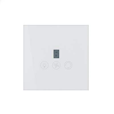 Glomarket Tuya Wifi Smart Fan Switch Tuya Smart Switch Ventilateur vitesse de la lumière allumée et éteinte commande vocale commande EU / US Standard