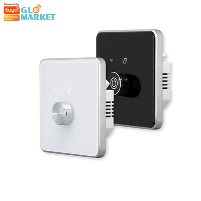 Glomarket Smart Home Dimmer Commutateur Tuya Zigbee Contrôle vocal Bouton d'obscurcissement Ajustez la luminosité avec affichage numérique