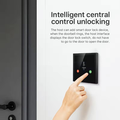 Panneau de commande de la maison intelligente Glomarket Écran tactile 4 pouces WiFi multifonctionnel Système de musique de fond pour la maison Tuya Zigbee Gateway