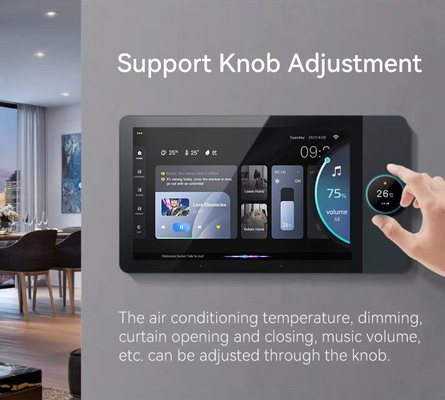 Glomarket Tuya Wifi Smart 6 pouces Panneau de commande multifonctionnel intégré à la Zigbee Gateway Contrôleur domestique intelligent hôte intelligent
