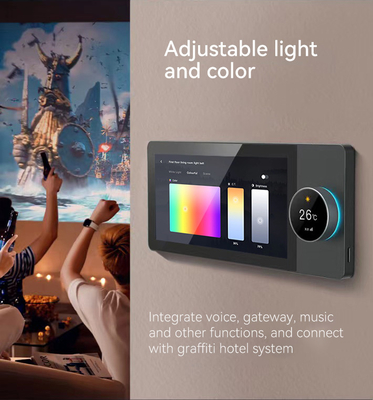 Glomarket Tuya Wifi Smart 6 pouces Panneau de commande multifonctionnel intégré à la Zigbee Gateway Contrôleur domestique intelligent hôte intelligent