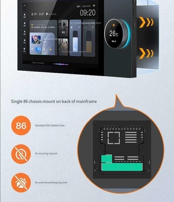 Glomarket Tuya Wifi Smart 7 pouces Panneau de commande multifonctionnel Ble musique mur écran tactile Zigbee Hub Gateway contrôle central