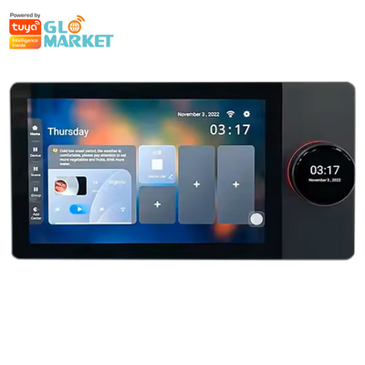 Glomarket Tuya Wifi Smart 7 pouces Panneau de commande multifonctionnel Ble musique mur écran tactile Zigbee Hub Gateway contrôle central