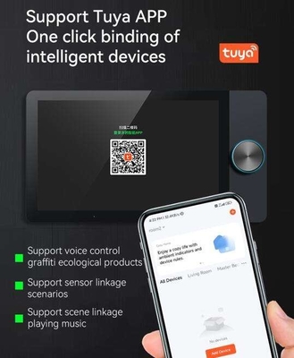 Glomarket 8 pouces Tuya Smart WiFi Zigbee Gteway Scene Music Play Multi-fonctionnel Panneau de commande intelligent Contrôleur central