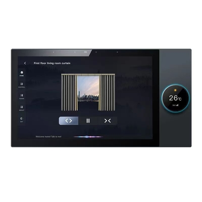 Glomarket Tuya 10 pouces Panneau de commande central avec musique 2 gang relais 2 voies haut-parleurs multi-fonctionnels Smart Home Produits