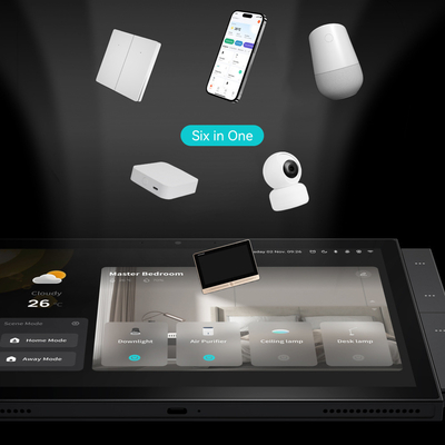 Glomarket Tuya Panneau de commande de la maison intelligente 10 pouces Écran BLE Zigbee Gateway Interphone du bâtiment Compatible