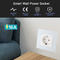 Prise murale futée standard de la prise 2.4GHz Wifi de la prise 16A d'UE Google Alexa App