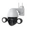 Vision nocturne sécurité maison intelligente 3mp Wifi Ptz caméra voie automatique voix bidirectionnelle