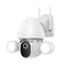 Caméra de sécurité intelligente 1080p Caméra de vision nocturne à détection de mouvement audio à 2 voies